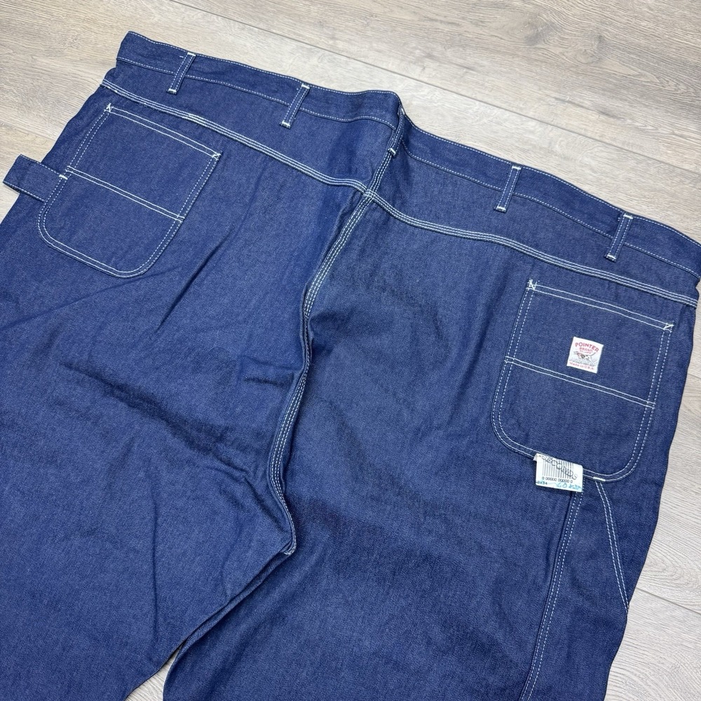 NWI Pointer Brand Blue Denim Jeans Men Sz 60x32** LC King Bristol TN Cotton READ